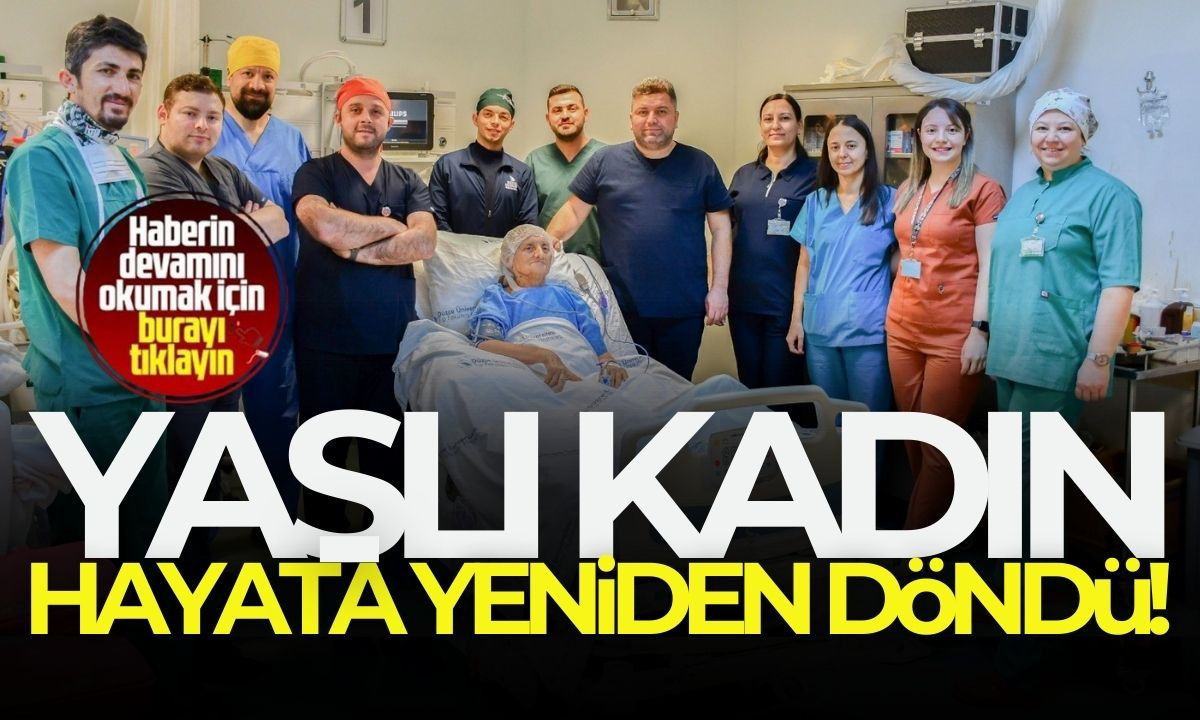 80 yaşındaki hastaya koroner baypas ameliyatı yapıldı! 