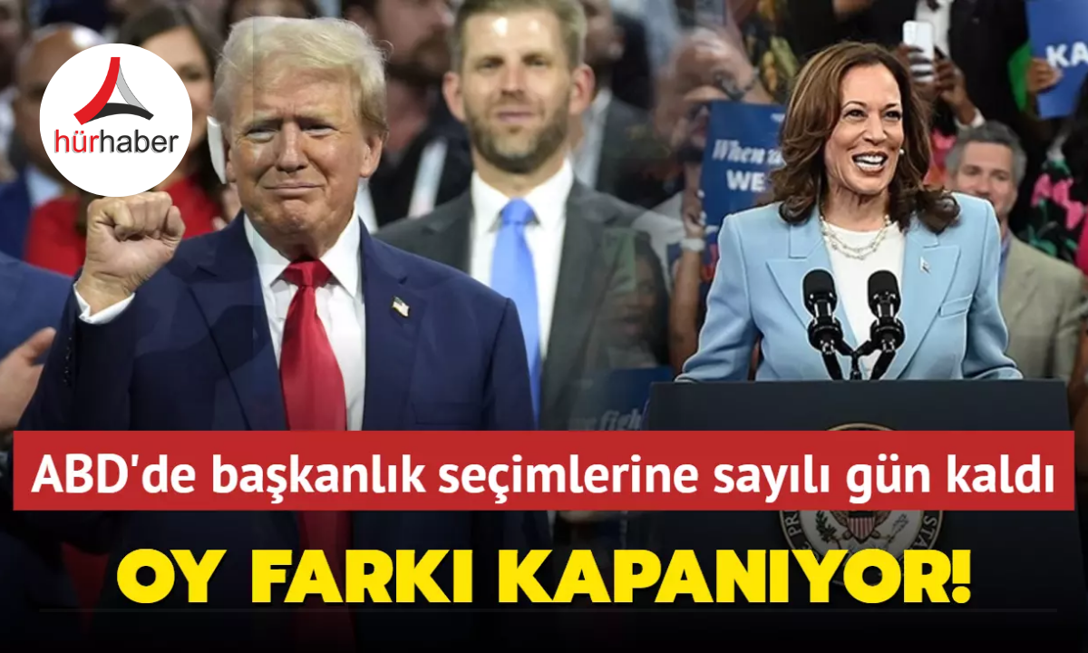 ABD'de başkanlık seçimlerine sayılı gün kaldı... Oy farkı kapanıyor!