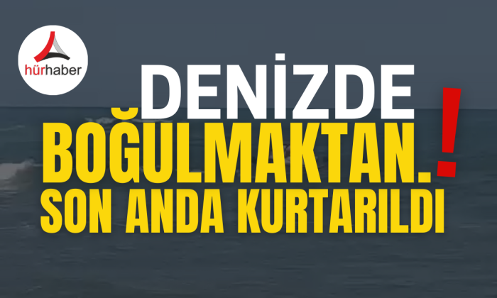 Akçakoca'da Boğulmaktan son anda kurtarıldı!