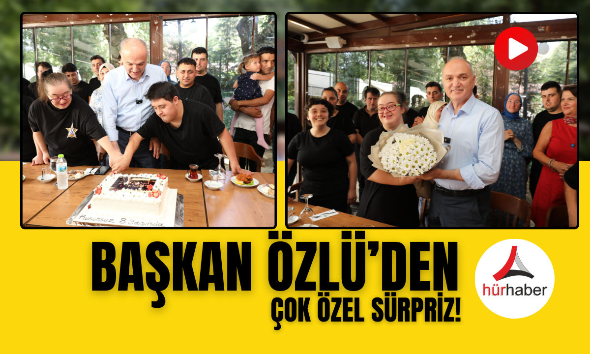 Başkan Özlü 'den Çok özel Sürpriz!