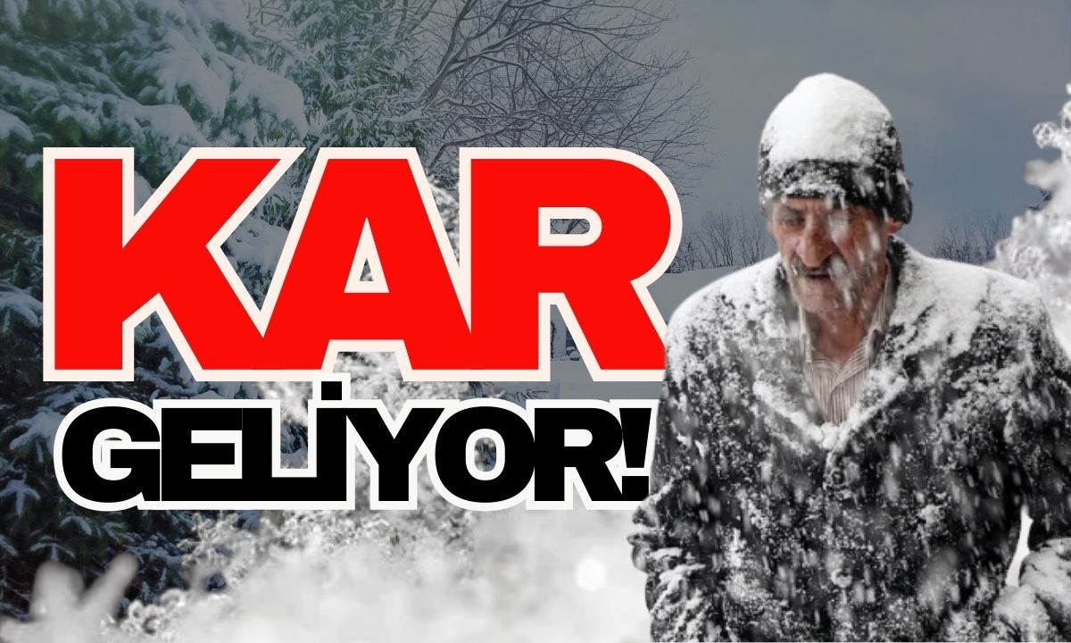 Beklenen kar geliyor! Aralık 2024 