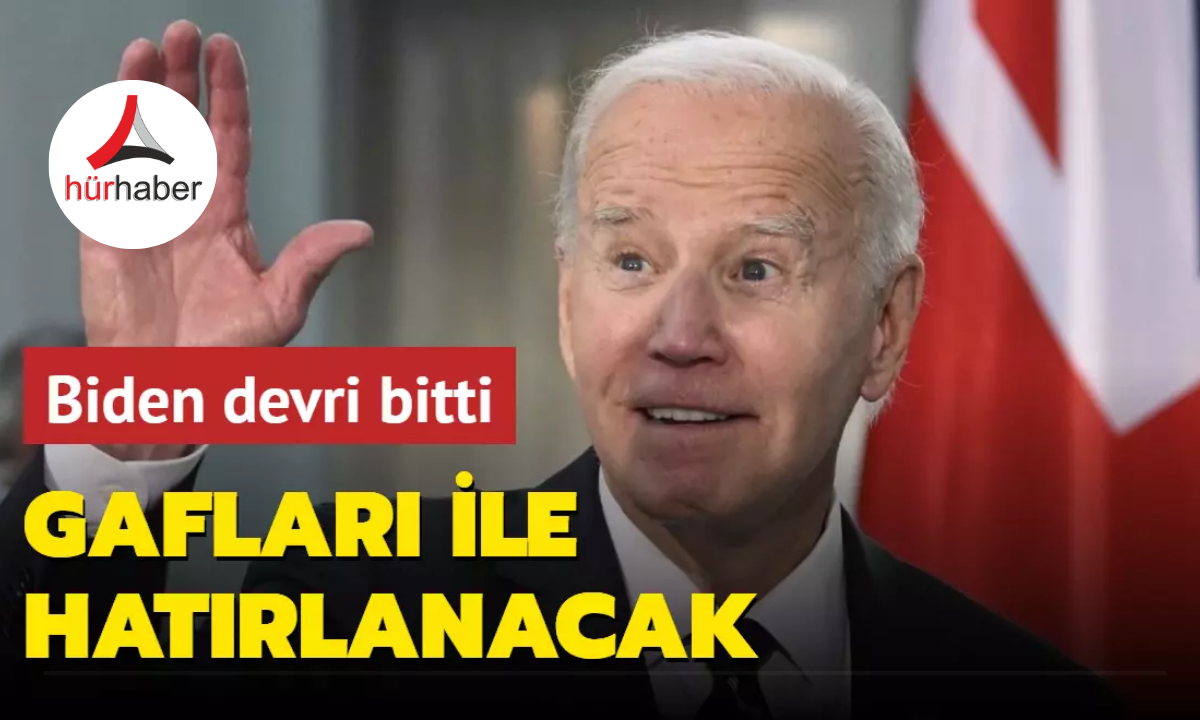 Biden devri bitti... Gafları ve Gazze katliamına verdiği destekle hatırlanacak