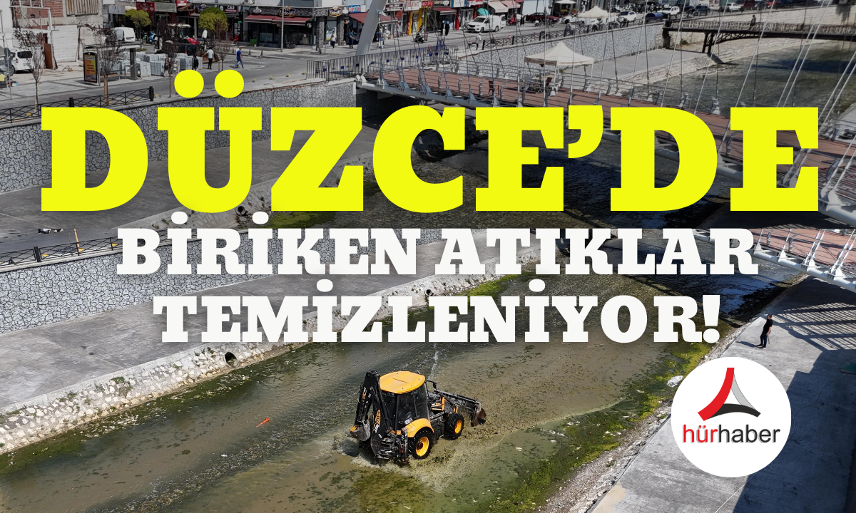 Biriken atıklar temizleniyor!