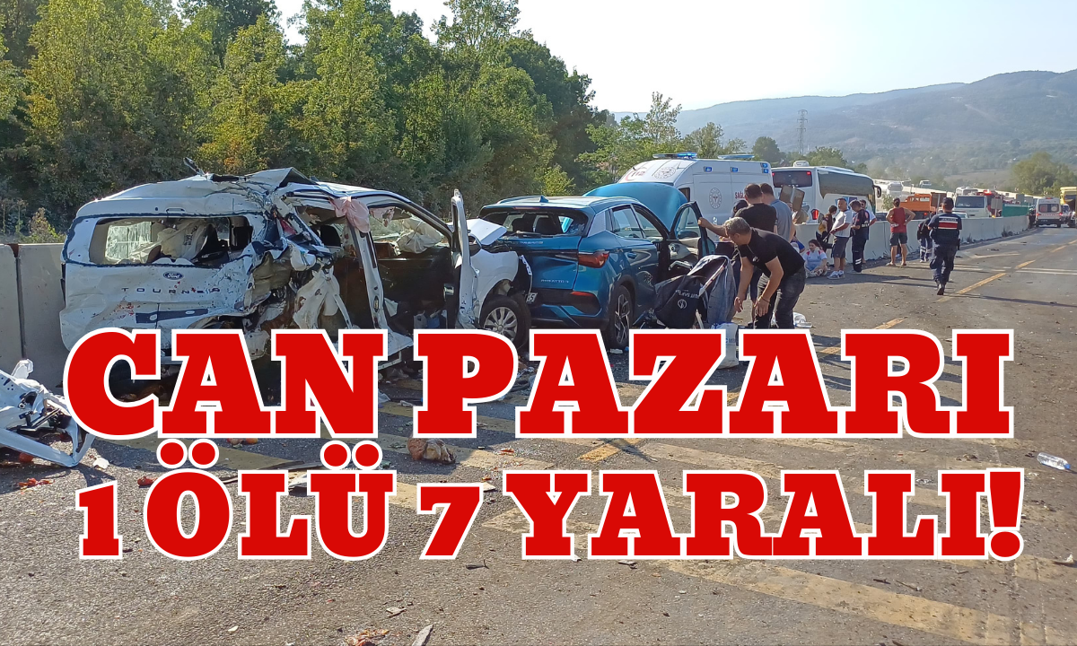 Bolu dağı CAN PAZARI 1 ölü 7 yaralı!