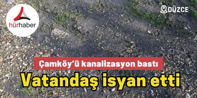 Çamköy’ü kanalizasyon bastı