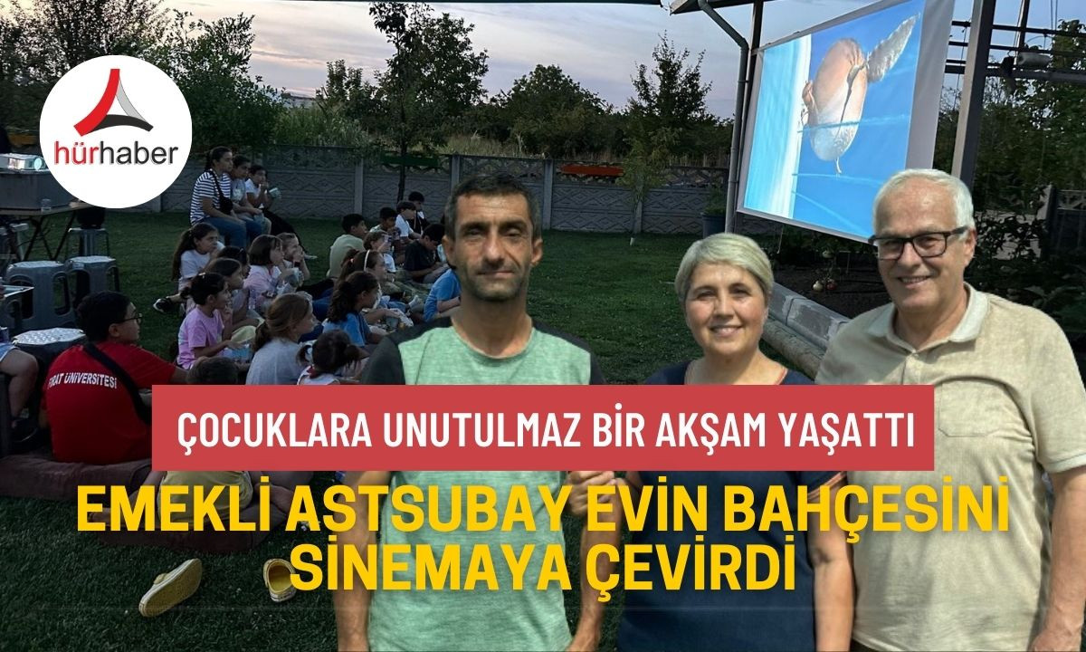 Çocuklara unutulmaz bir akşam yaşattı