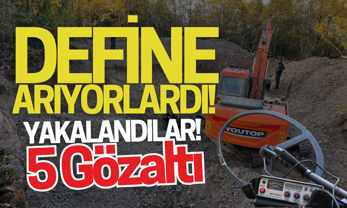 Define arıyorlardı: Yakalandılar 5 gözaltı