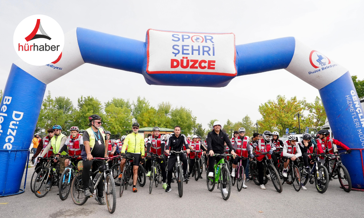 Düzce'de bisiklet baharı ve ploggıng şenliği yapıldı!