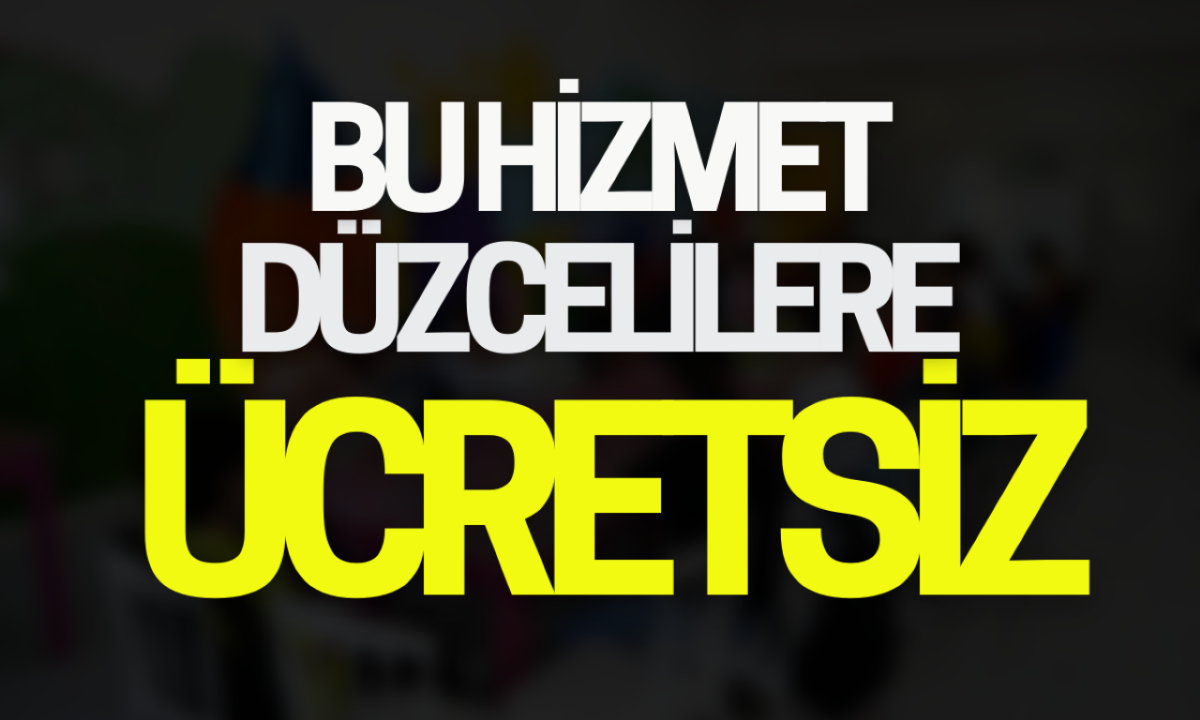 Düzce'de ücretsiz! Kayıtlar başladı!