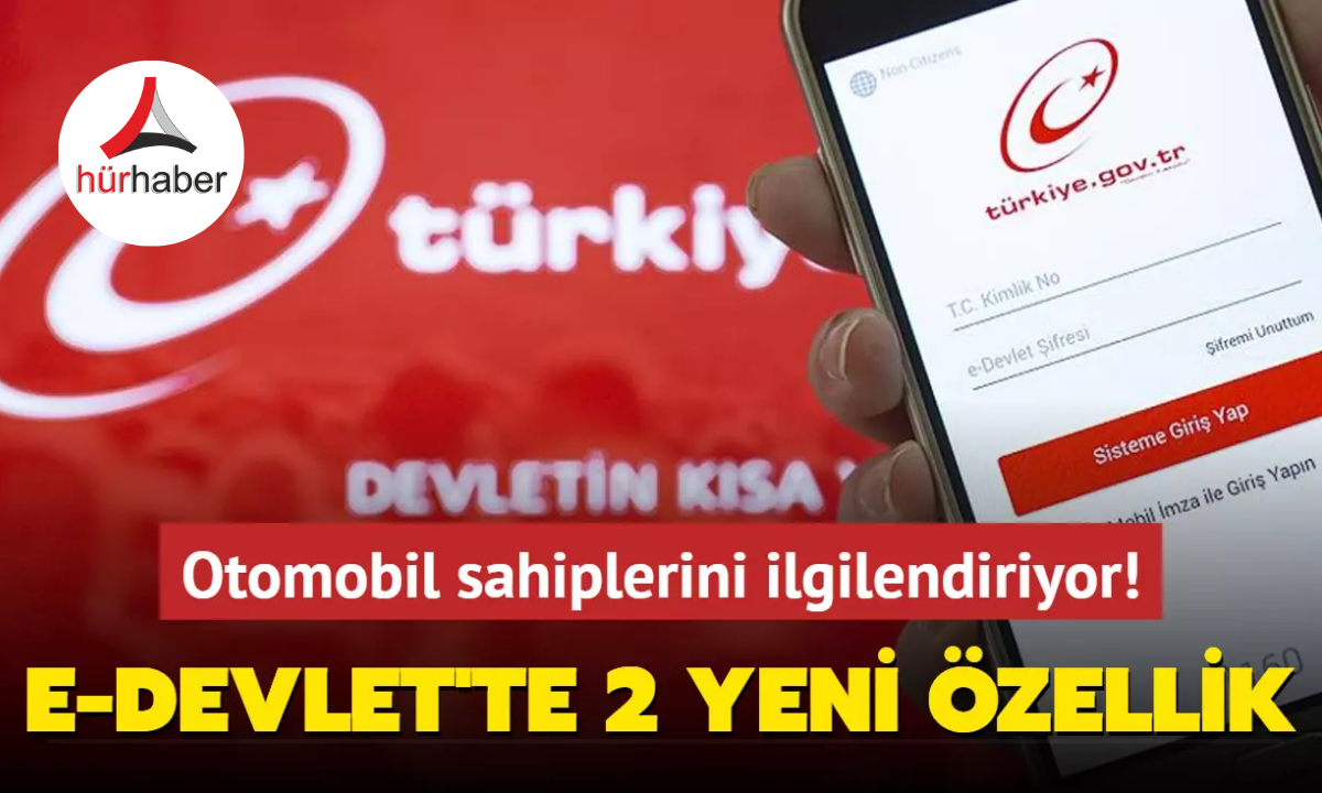 E-Devlet'te 2 yeni özellik daha geldi! İşte detaylar..