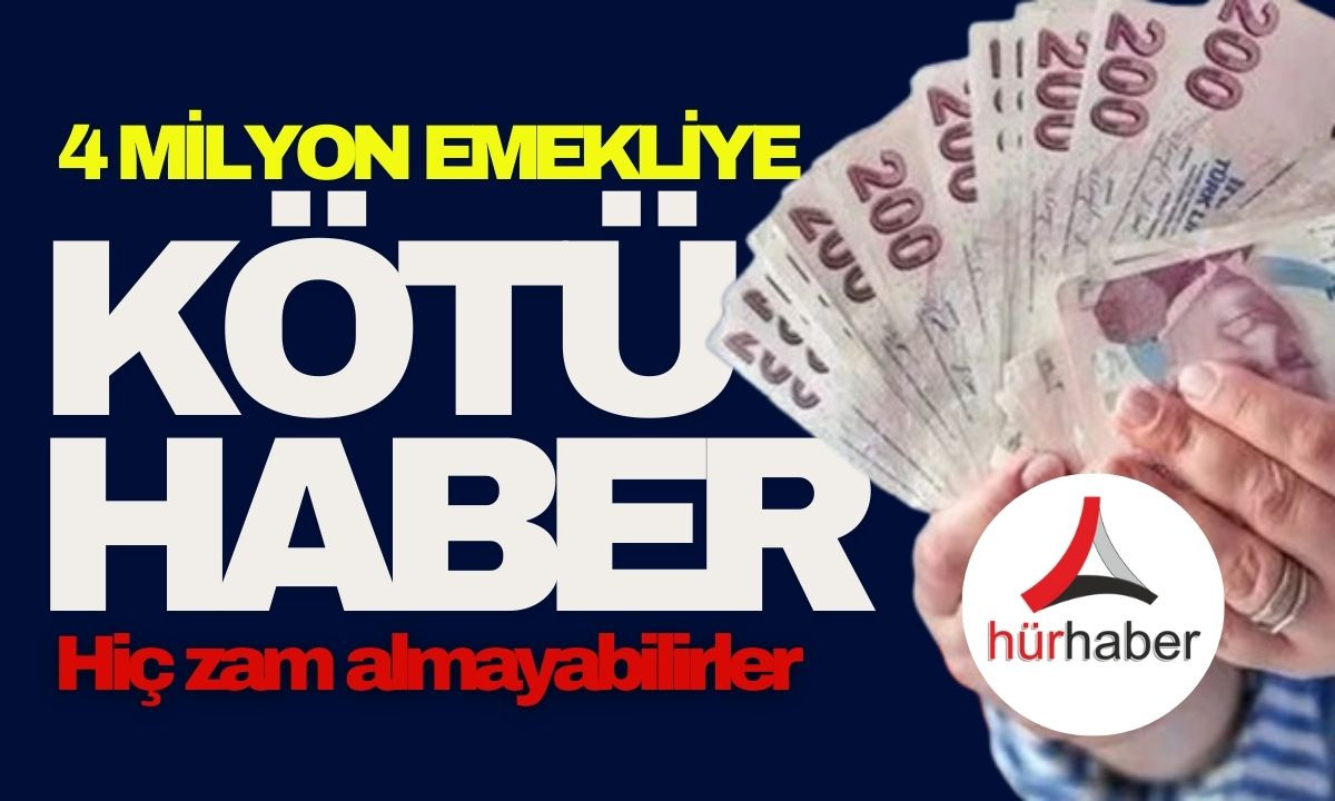 Emekliye kötü haber! Hiç zam almayabilirler..  İşte detaylar