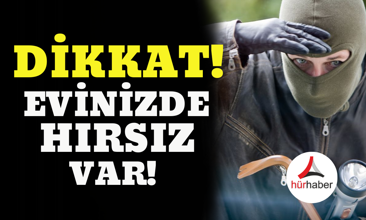 Evinizde hırsız var DİKKAT!