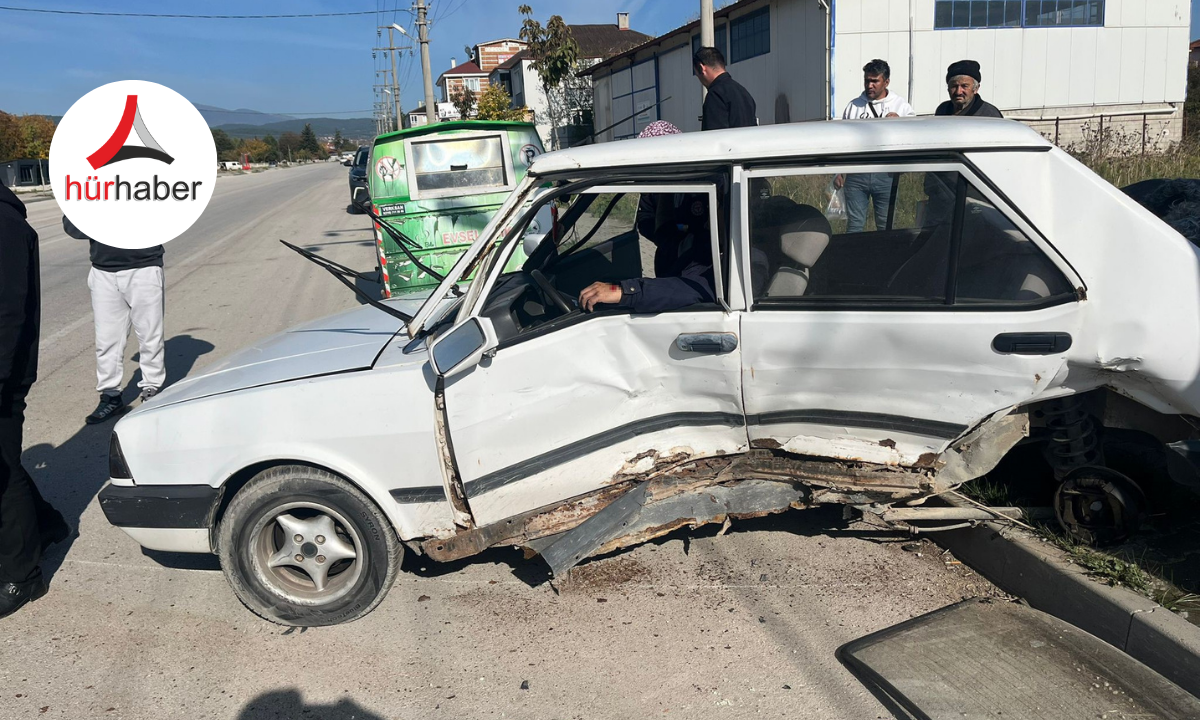 Fiat Tofaş hurdaya döndü 2 yaralı!