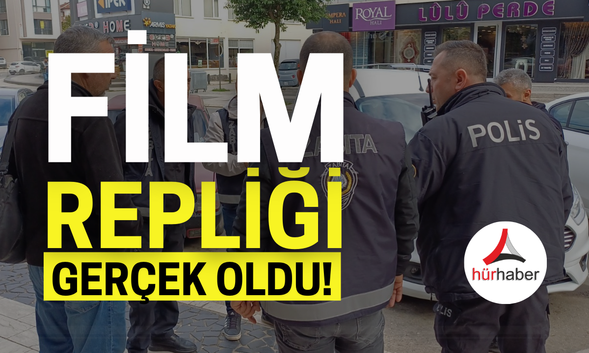 Film repliği gerçek oldu! Satıcı gazetecilerle tartıştı! 