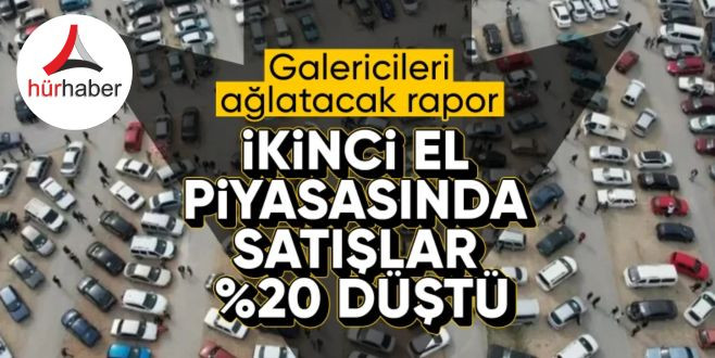 ikinci el otomobil satışları yüzde 20 düştü 