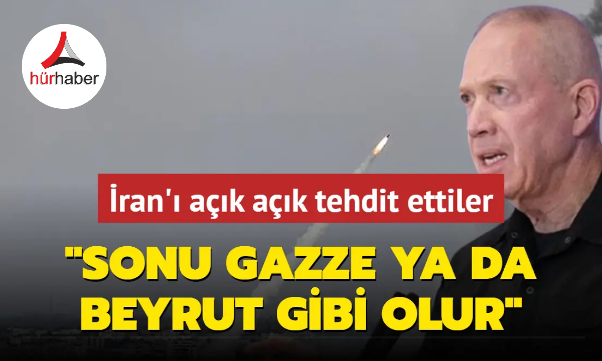 İran'ı açık açık tehdit ettiler: Sonu Gazze ya da Beyrut gibi olur