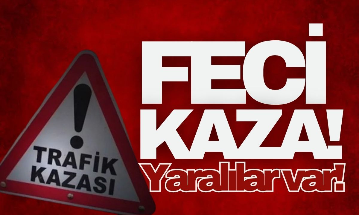 Kavşakta kaza 3 yaralı!