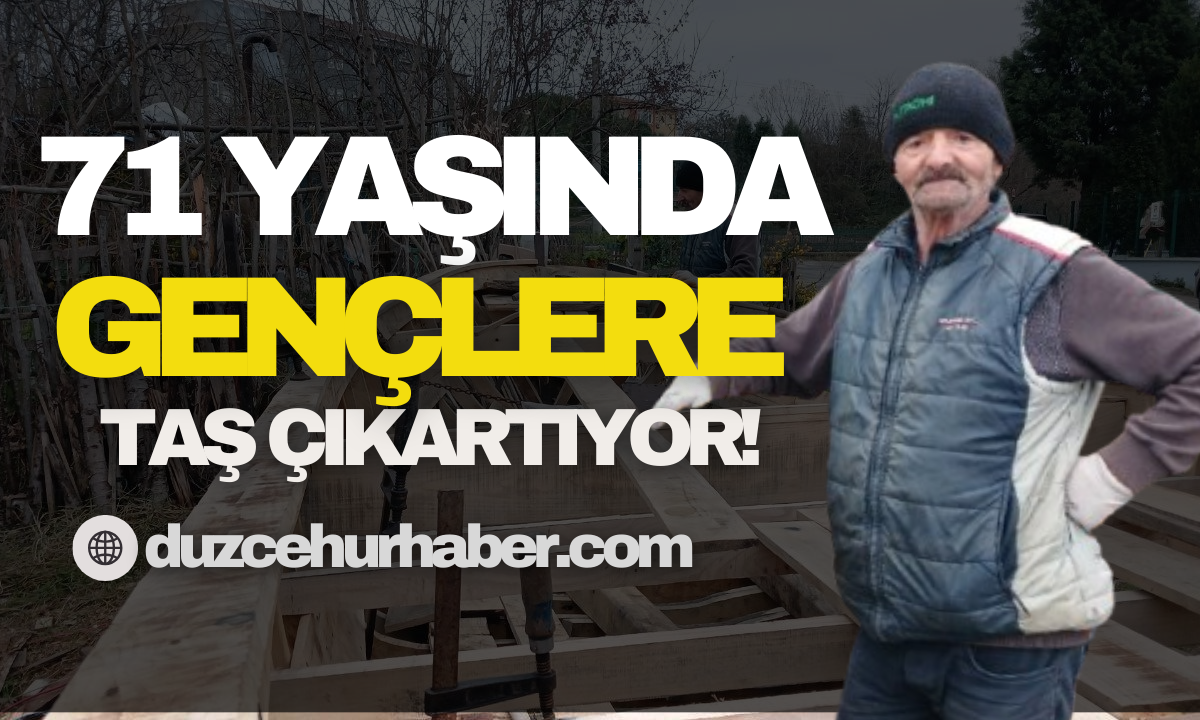 Kayık ustası gençlere taş çıkartıyor!