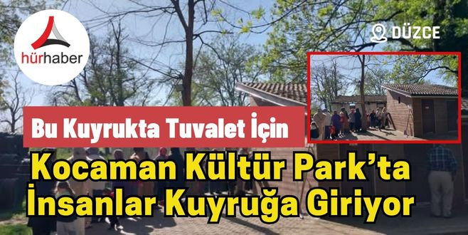 Kocaman Kültür Park'ta insanlar kuyruğa giriyor