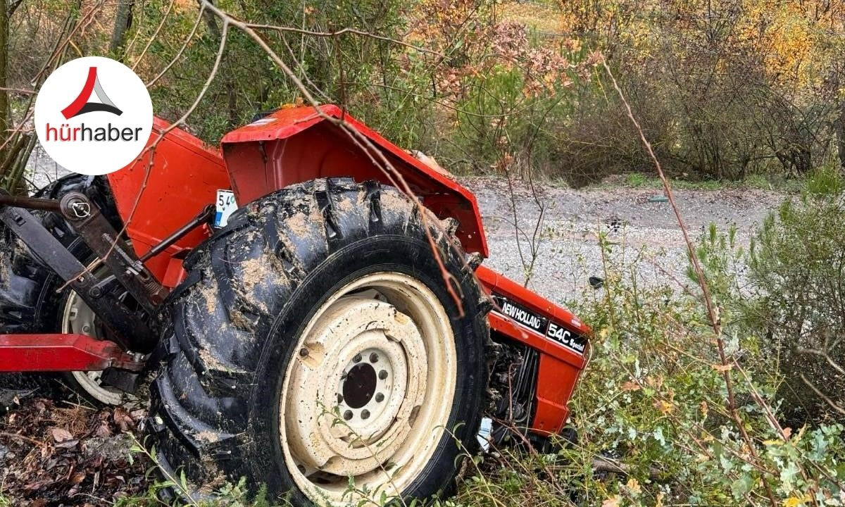 Kontrolünden çıkan traktör devrildi: 1 ölü, 3 yaralı