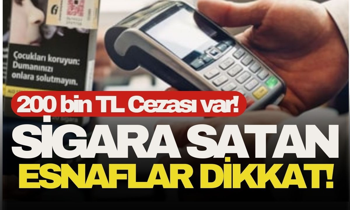 Kredi kartıyla Sigaradan alınan komisyona son! 200 bin TL Cezası var! 