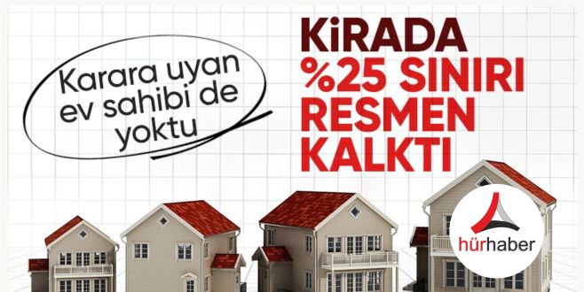 Milyonları ilgilendiren gelişme Kira artış zam sınırı kalkıyor