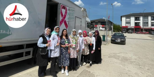 Mobil kanser tarama tırı köy köy geziyor