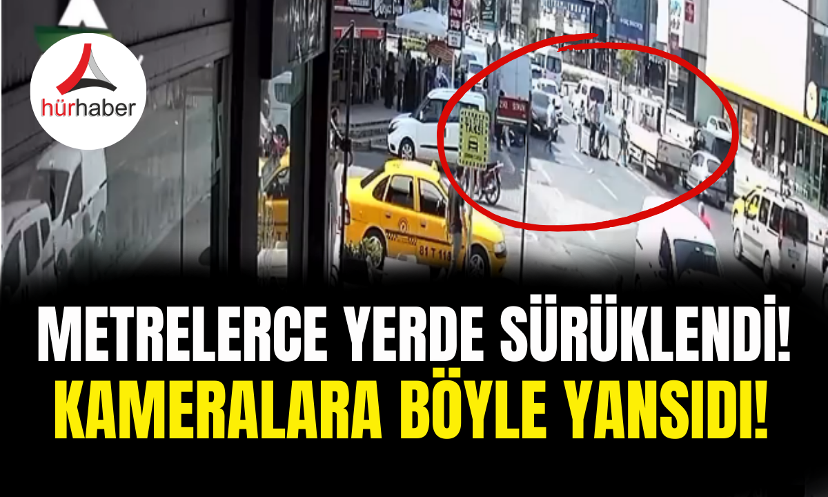 Motosiklet kazası: Kameralara böyle yansıdı!