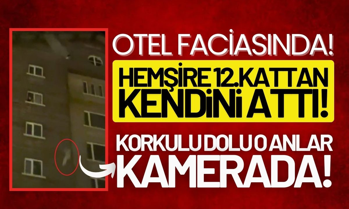 Otel Faciasında çaresizlik! Hemşire 12. kattan kendini attı! 