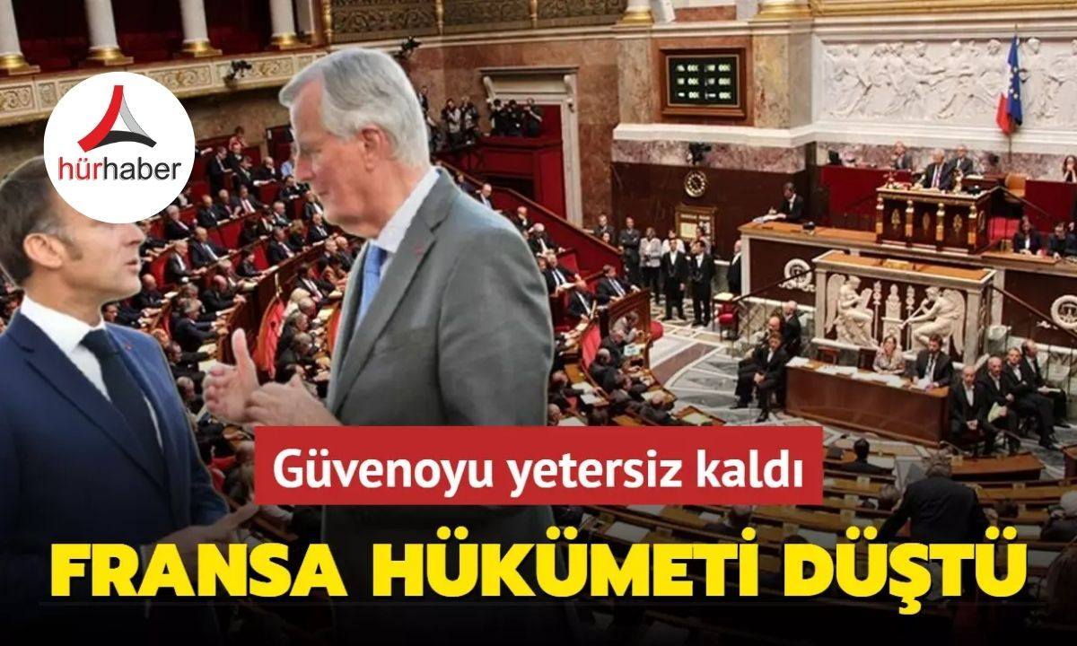 Parlamentoda güvenoyu yetersiz kaldı: Fransa hükümeti düştü