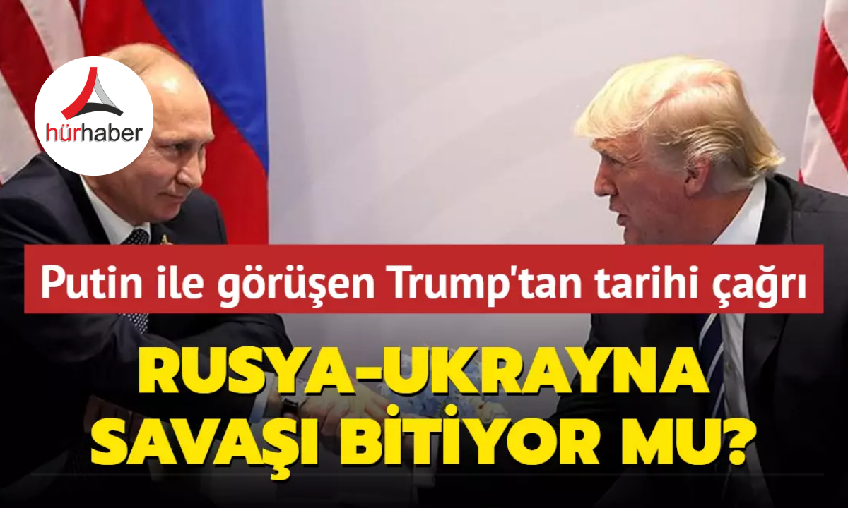 Putin ile görüşen Trump'tan tarihi çağrı! Rusya-Ukrayna savaşı bitiyor mu?