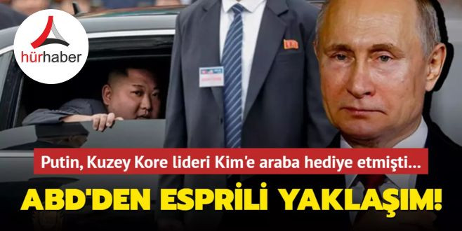Putin, Kuzey Kore lideri Kim'e araba hediye etmişti... ABD'den esprili yaklaşım!