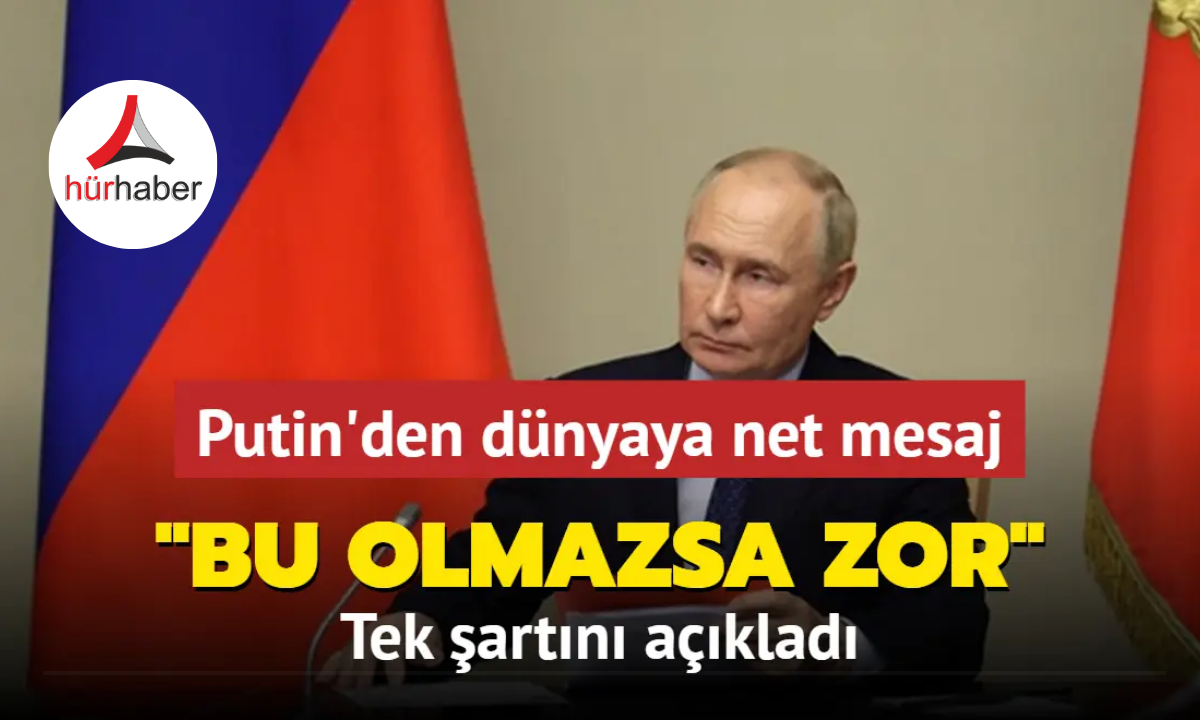 Putin tek şartını açıkladı: Bu olmazsa iyi komşuluk ilişkilerini düşünmek zor!