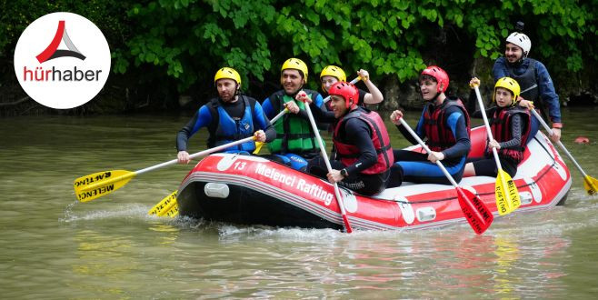 Rafting ile stres attılar