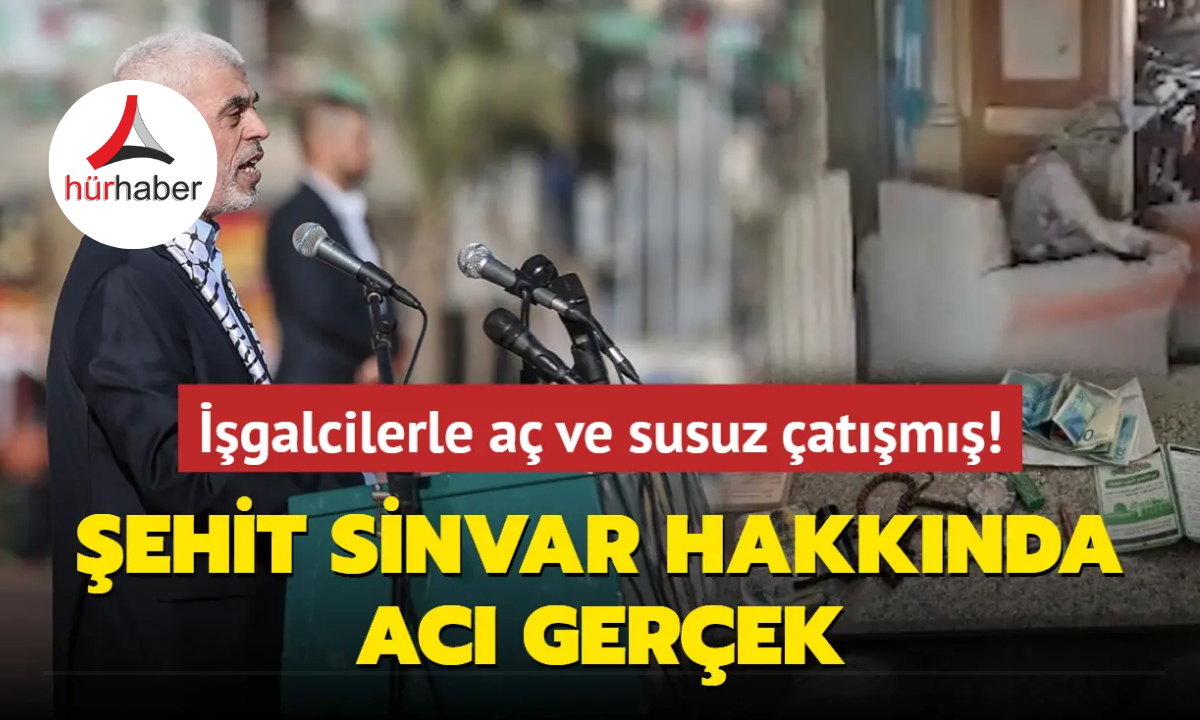 Şehit Sinvar hakkında acı gerçek... İşgalcilerle aç ve susuz çatışmış!