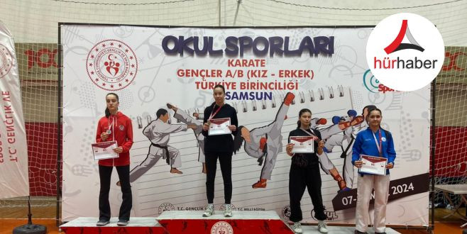 Sporcu Elif Şimal Ekizoğlu Türkiye Şampiyonu oldu