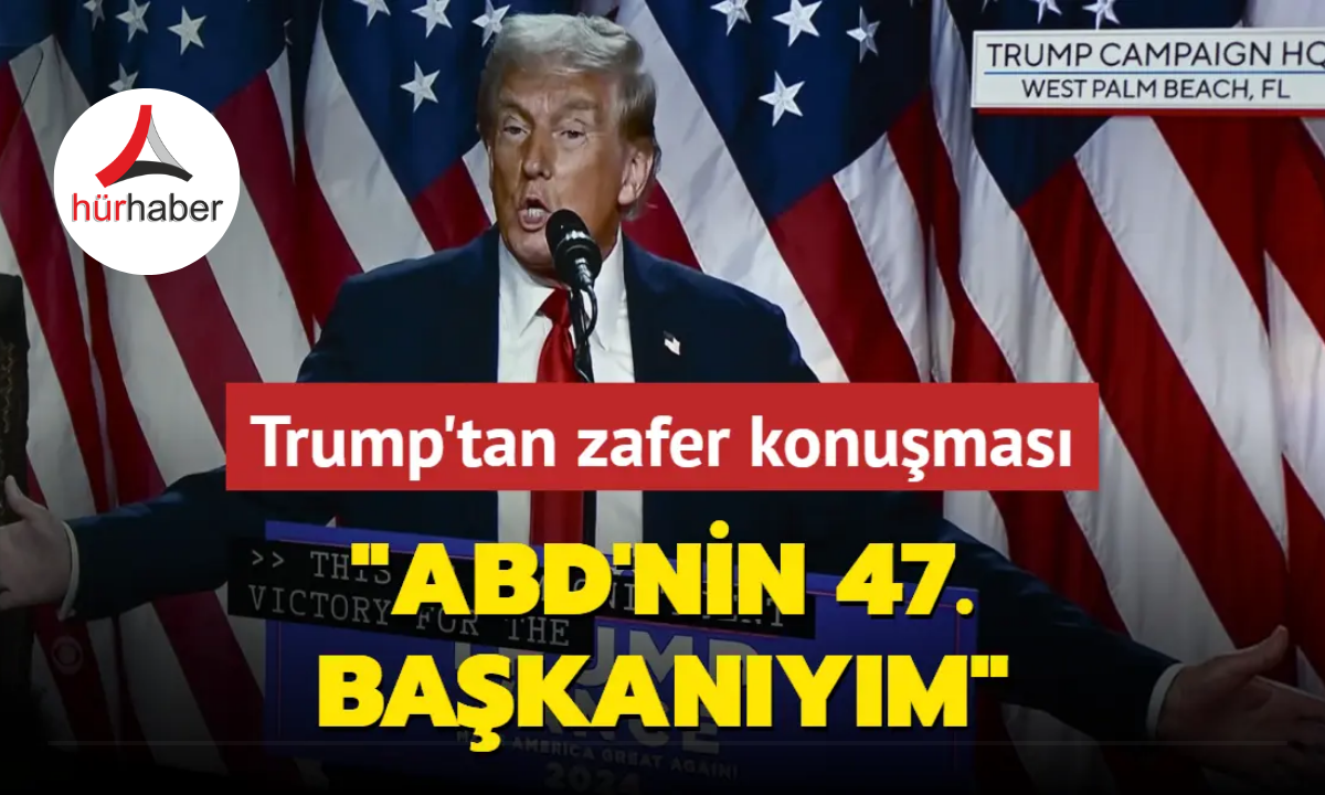 Trump'tan zafer konuşması... 