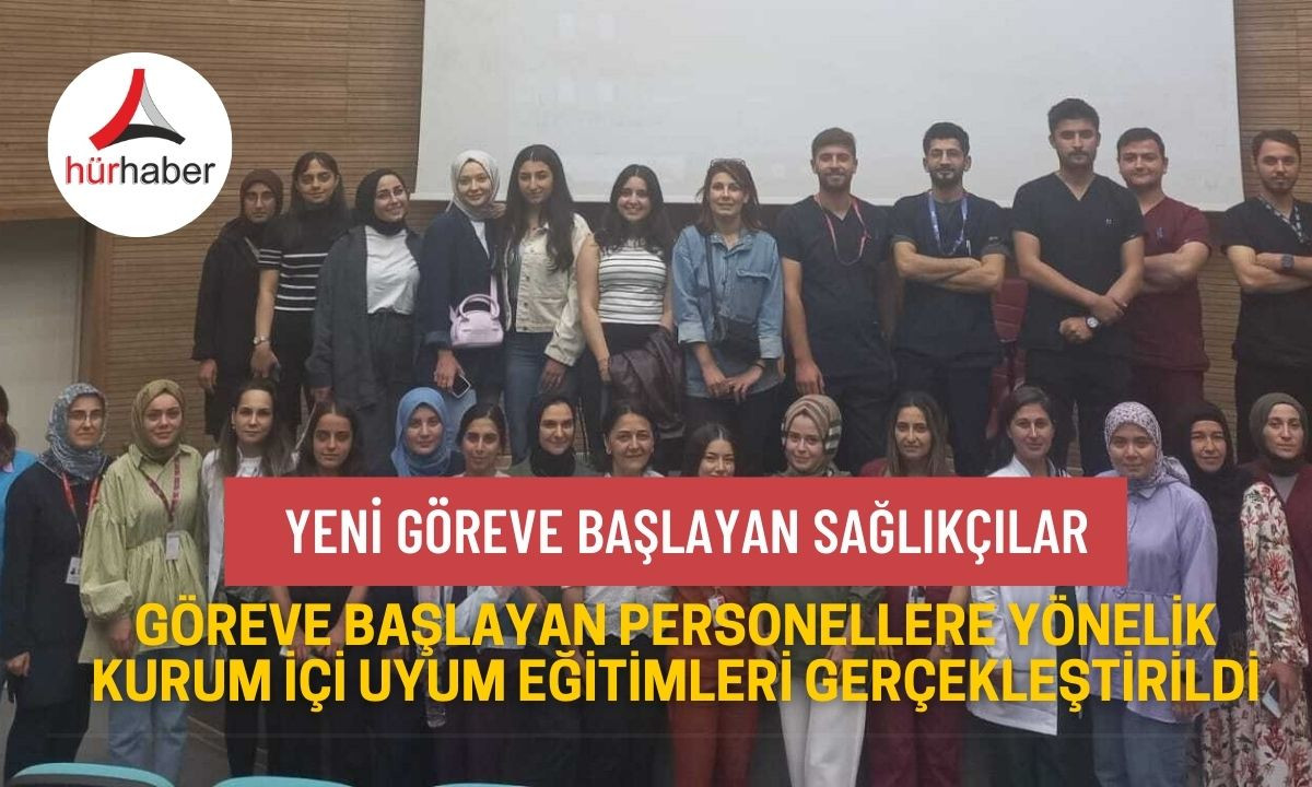 Yeni göreve başlayan sağlıkçılar